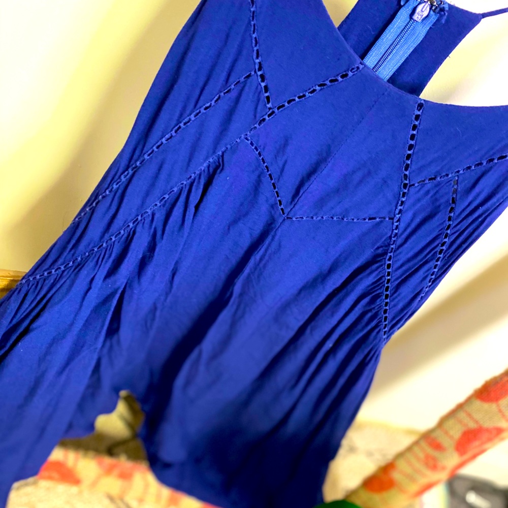 Navy Blue Super Mini Dress